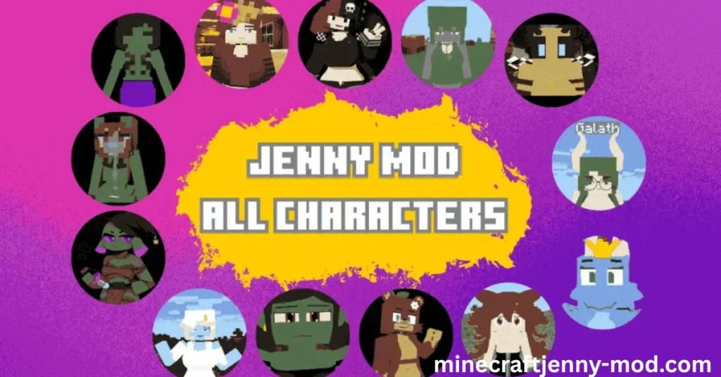 Conoce a todos los personajes de Minecraft Jenny Mod