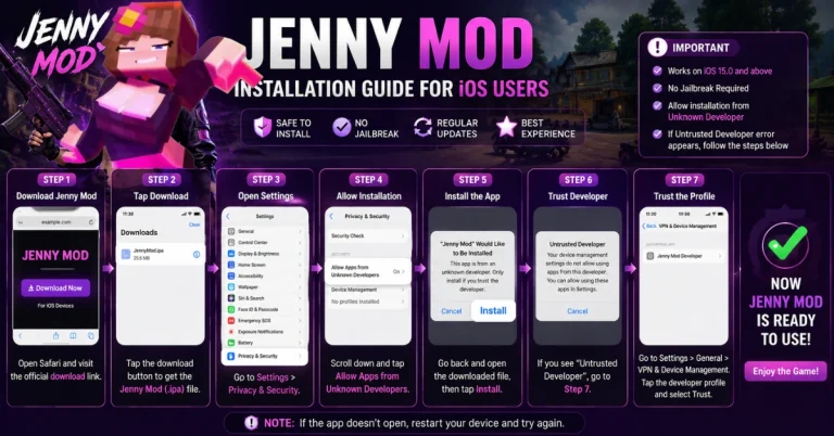 Jenny Mod Installation Guide for iOS Users