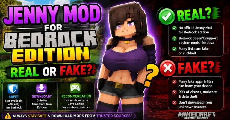 jenny mod for bedrock edition real or fake