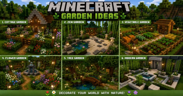 Minecraft Garden Ideas