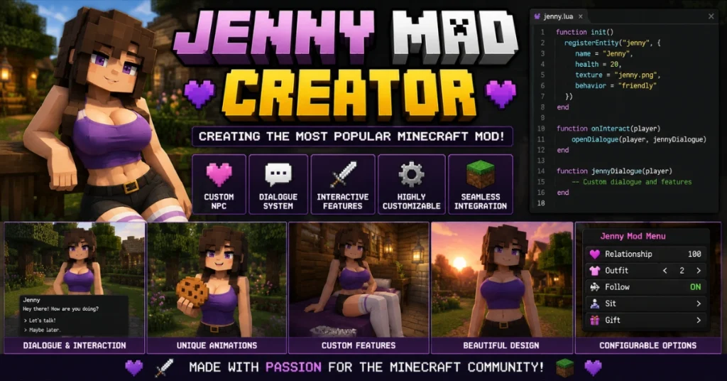 Who Created the Jenny Mod?